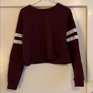 cropped sweater top